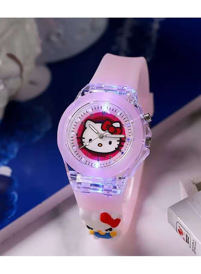 Sanrio Sanrio Cartoon Children's Watch, Children's Watch Toy with Light Effect, Kids Electronic Cartoon Watch for Kids