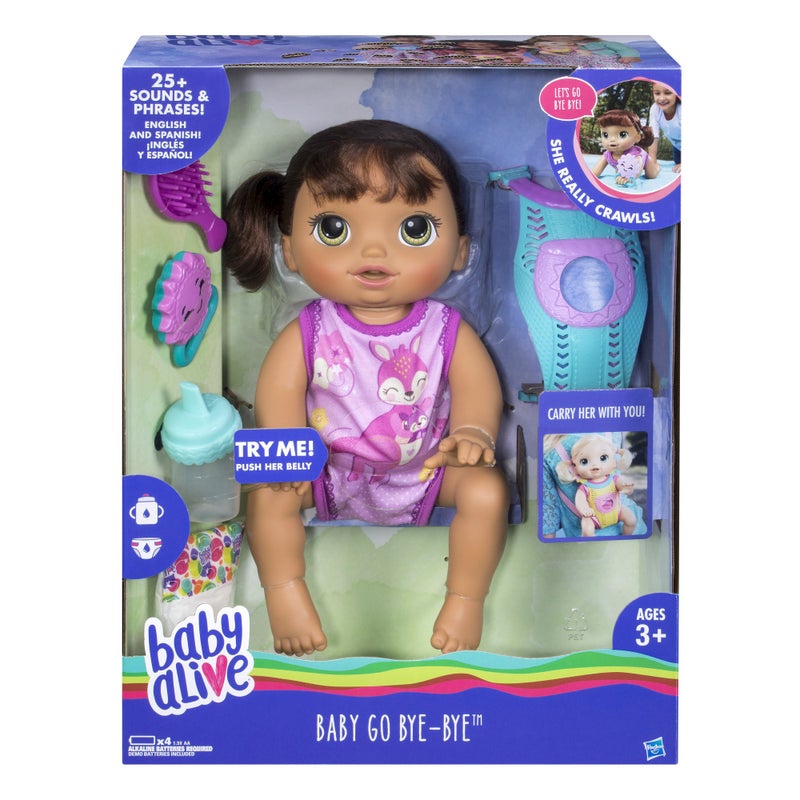 Baby Alive Baby Go Bye Bye (Brunette) - Image 2