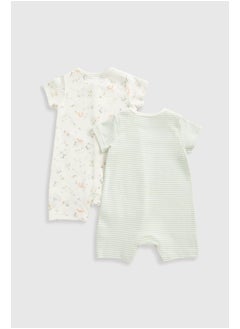mothercare My First Rompers - 2 Pack  - Image 2