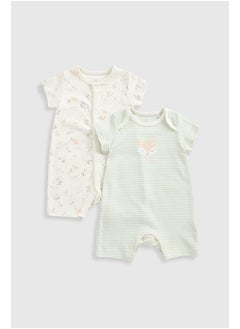 mothercare My First Rompers - 2 Pack  - Image 1