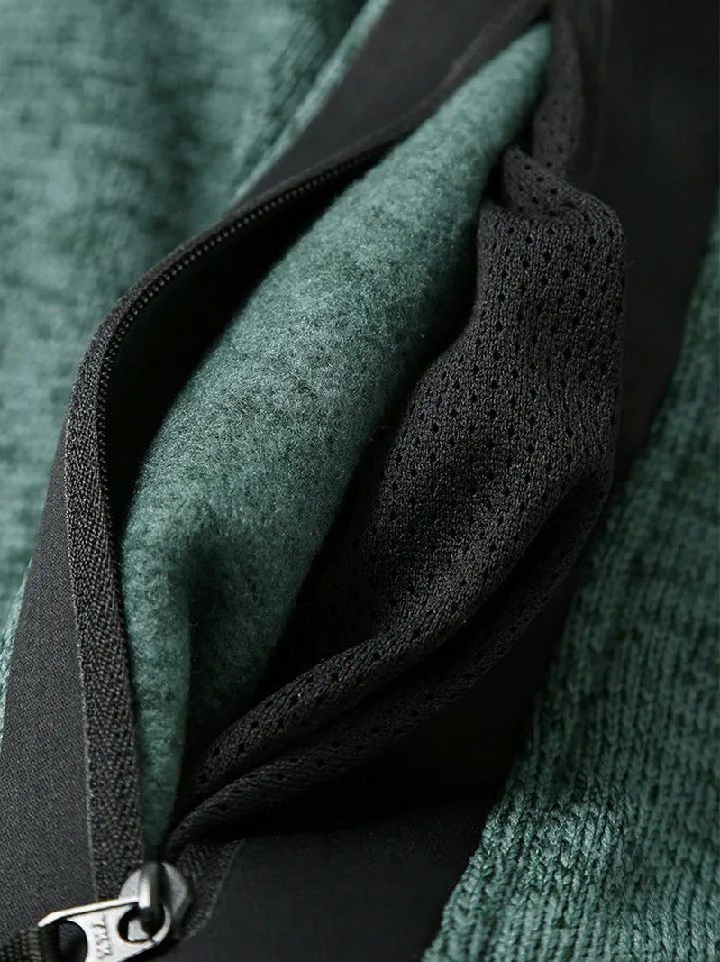 Niaojia'S Same Style Thickeneded Knitted Fleece Jacket, Loose Sports Stand-Up Collar Jacket For Men And Women, Warm Cardigan Jacket For Couples - Image 5