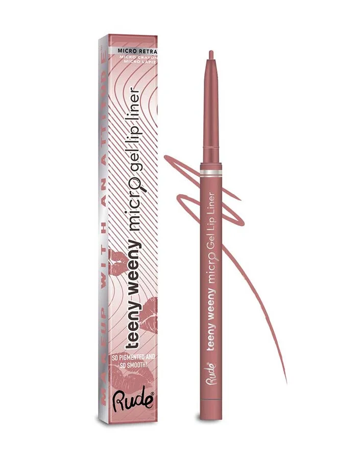 Rude Teeny Weeny Micro Gel Lip Liner  - High Standards