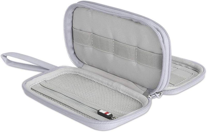 BUBM Hallart USB Flash Drive Case, Portable Waterproof Electronic Accessories Bag for USB Flash Drives, SD Cards,Earphone and Other Small Accessories 6.30 x 3.54 x 1.77 Inch,Gray - Image 5