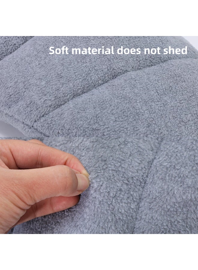 NOVOLAN Hamster Bed - Cozy Soft Plush Pet Bed for Small Animals - Half-Closed Design for Rabbits, Squirrels, Cats - Warm Winter Sleeping Bag for Comfortable Resting - 38*28cm Soft & Comfortable Nest - Image 5