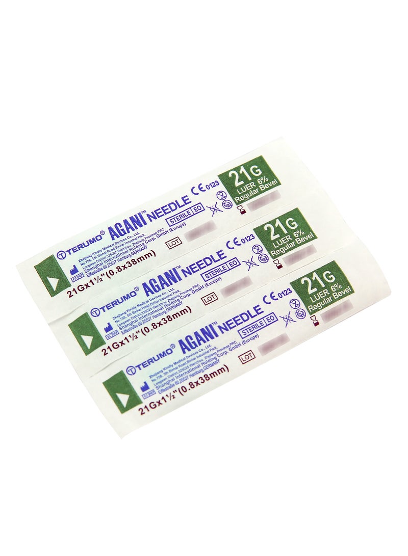 Terumo Agani Needle 21G x 1 1/2 (0.8 x 38mm) - Image 4