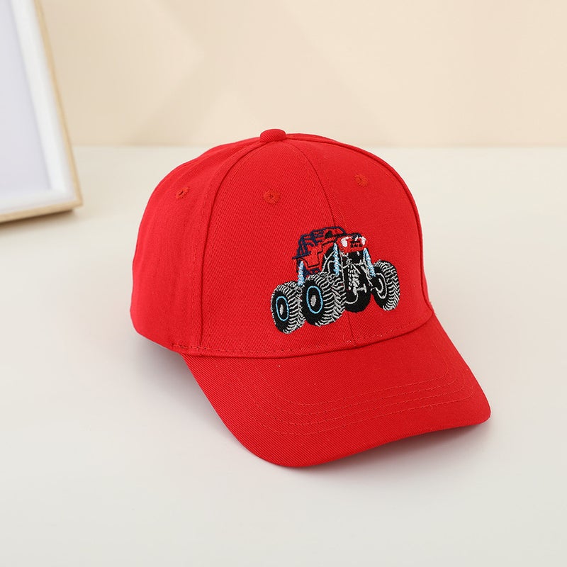 Truck Kids Cap Cartoon Sun Protection Hat Cotton - Image 1