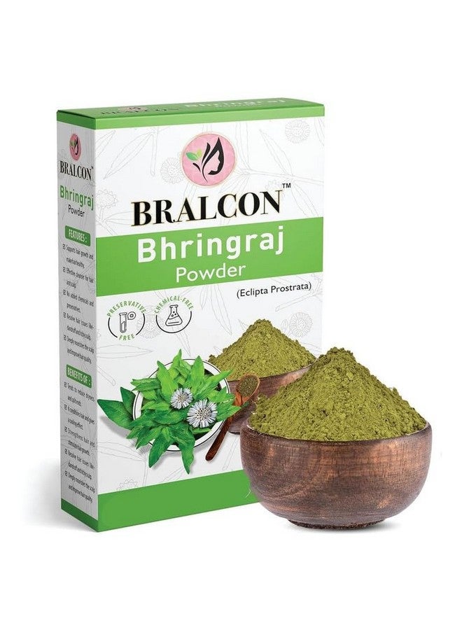 BRALCON Powder Amla, Reetha, Shikakai, Bhringraj, Hibiscus, Henna, Orange Peel Combo | Pack of 7 | 700gm - Image 2