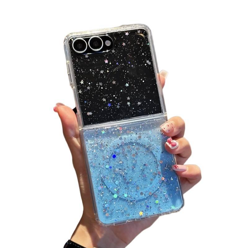 MagSafe Case | Blue Acrylic | Strong Magnetic | Cover for Samsung Galaxy Z Fold 6 - Image 1