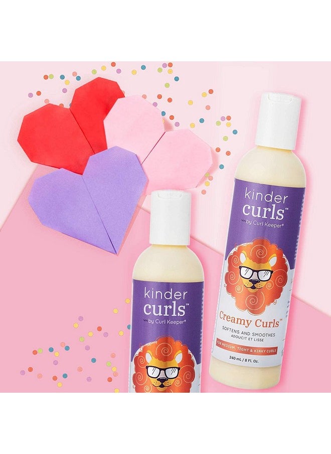 Curl Keeper Kinder Curls Creamy Curls Hair Moisturizer 8Oz/240Ml Styles Softens And Smoothes  - Image 5