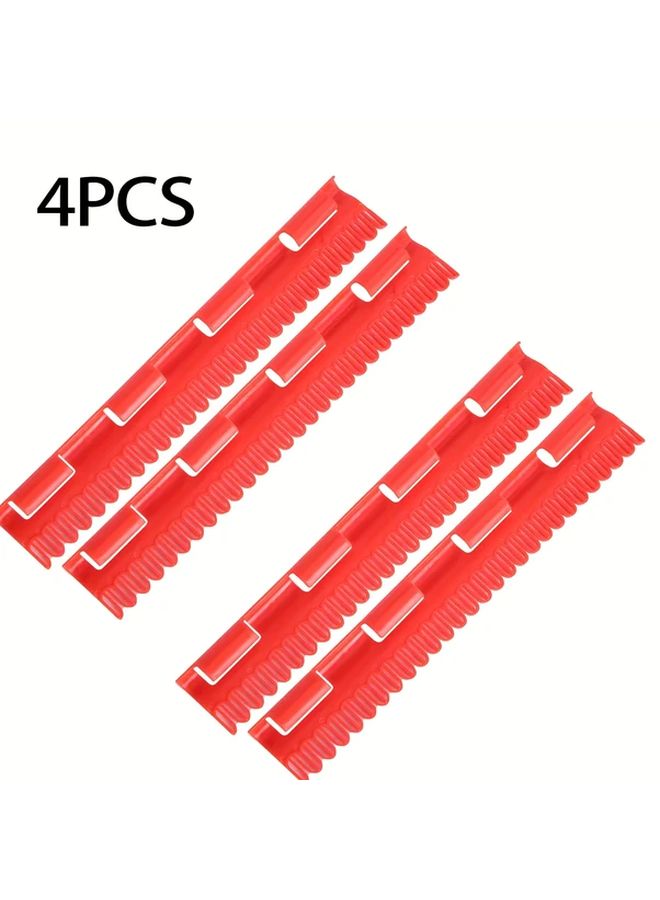 Blue Heavy Duty Windproof Sock Clips 4pcs Grip Laundry Hooks for Pants Delicates Travel Drying Rack Organizer - Image 2