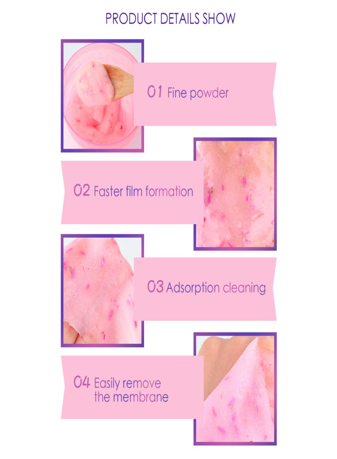 APPTI 250g Rose Whitening Hydrating Mask Powder Transparent Hydrating Powder Crystal Soft Film Powder - Image 4