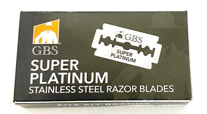 G.B.S Double Edge Blades for Double Edge, Safety and Shavette Razors - 50 Blades and Styptic Powder Jar stop shaving nicks and bleeding - Image 2
