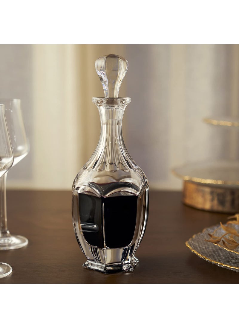 PURE HOME + LIVING PURE HOME LIVING Handcrafted in Czech Republic Made of Crystal Glass Clear Safari Decanter 610 ML 1 Piece  - Image 2