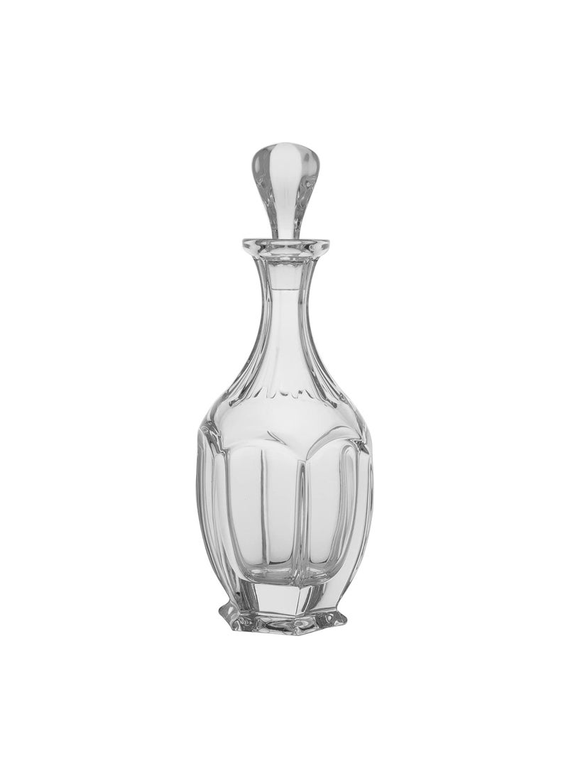 PURE HOME + LIVING PURE HOME LIVING Handcrafted in Czech Republic Made of Crystal Glass Clear Safari Decanter 610 ML 1 Piece  - Image 5