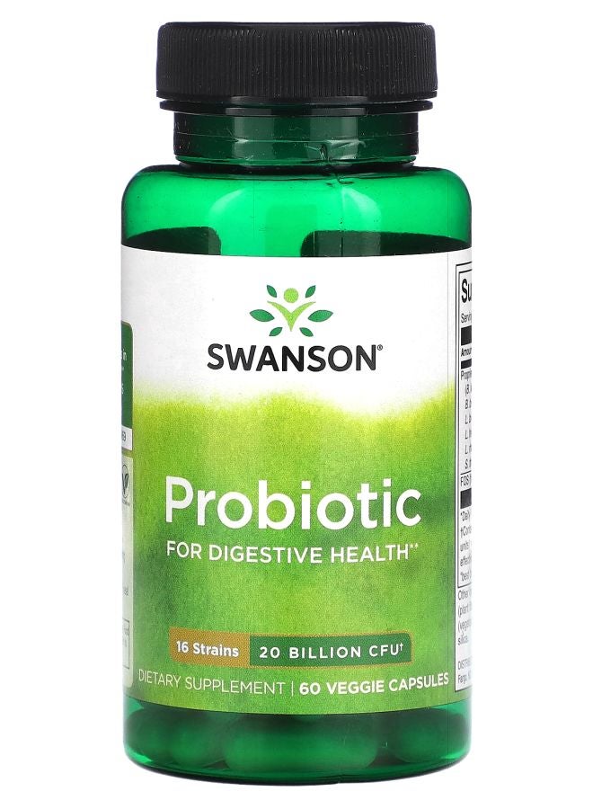 Probiotic 20 Billion CFU 60 Veggie Capsules