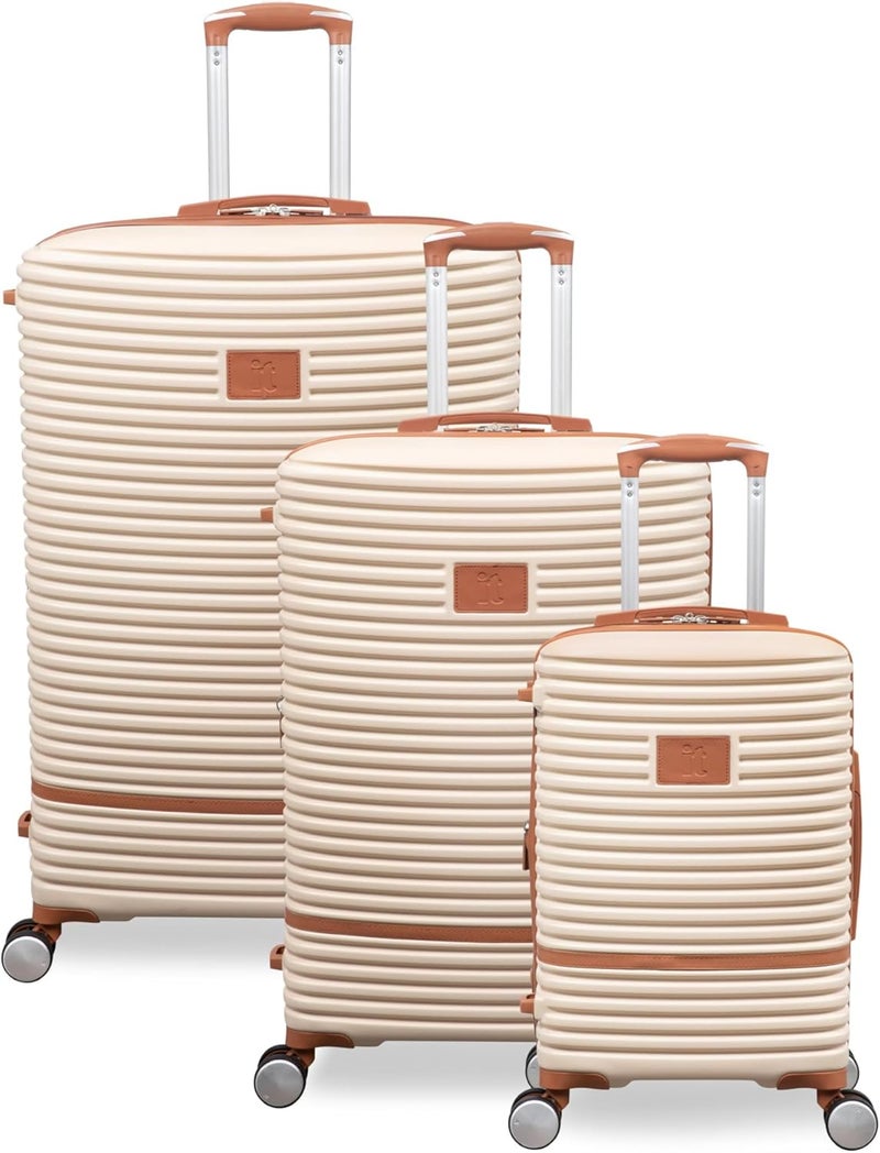 it luggage Indulging, Unisex ABS Material Hard Case Luggage, 8x360 degree Spinner Wheels, Expandable Trolley Bag, TSA Type lock, 16-2632-08, Size Small, Color Cream - Image 5