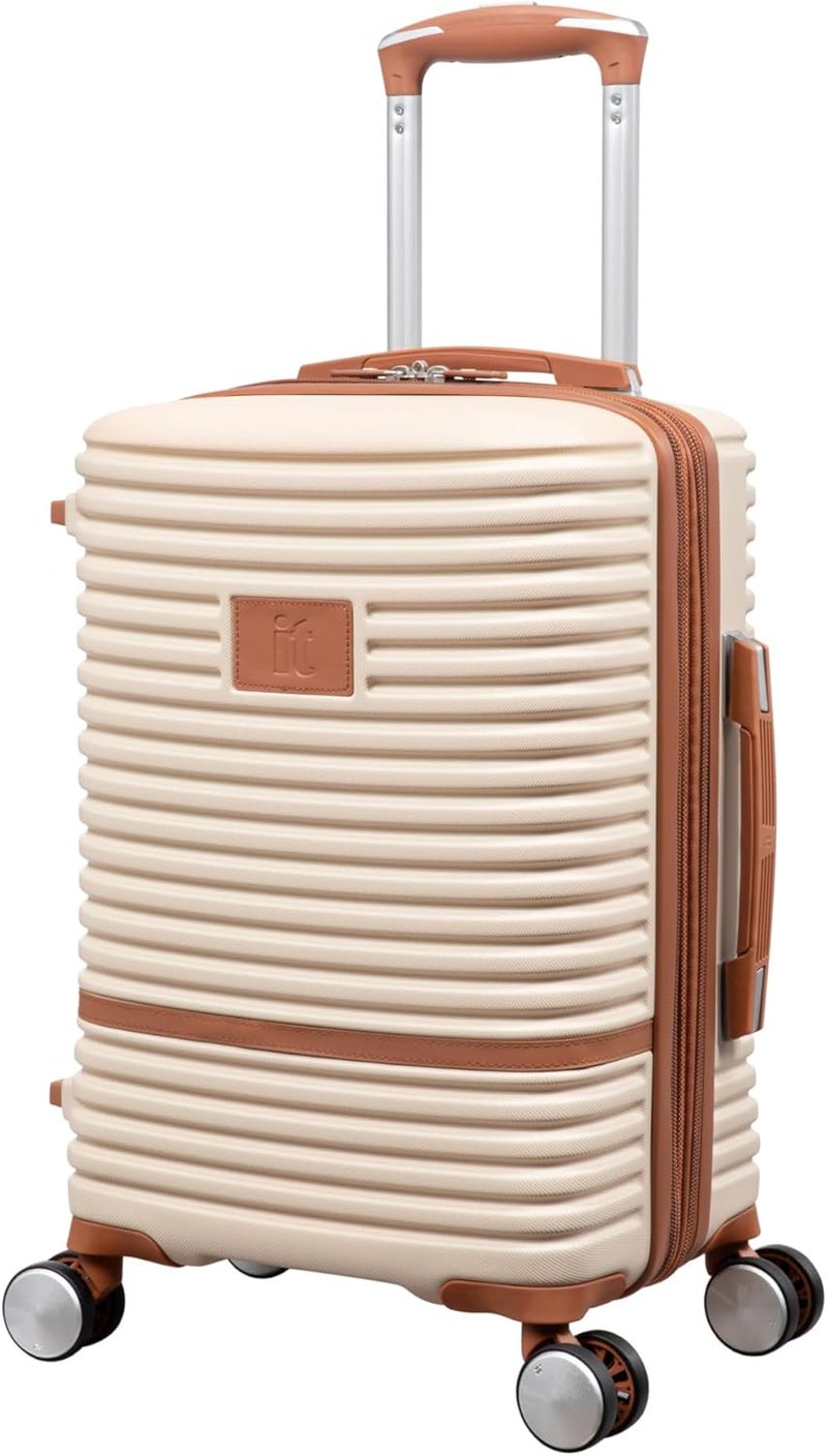 it luggage Indulging, Unisex ABS Material Hard Case Luggage, 8x360 degree Spinner Wheels, Expandable Trolley Bag, TSA Type lock, 16-2632-08, Size Small, Color Cream - Image 2
