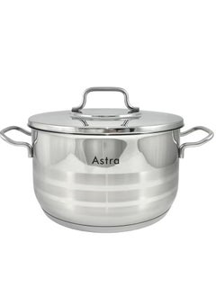 Homemaker ASTRA Premium 2.0 L Stainless Steel Casserole Pot – 16×10 cm | Oven & Microwave Safe, Non‑Stick & Easy Clean, Elegant Table‑to‑Oven Design | Durable Turkish Cookware  - Image 1