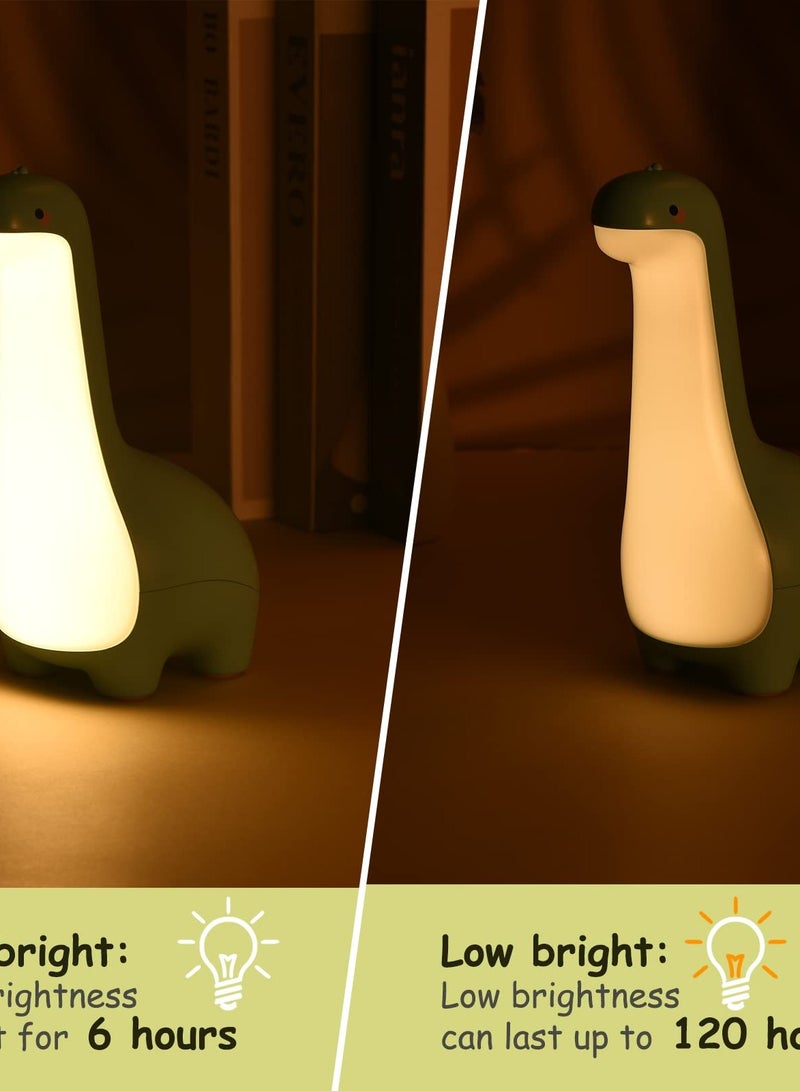 Excefore ligitive Dinosaur Night Light, Adorable Animal Shape for Baby Room, Rechargeable Bedside Dinosaur Lamp, Perfect Room Decor for Teenager Boy and Girl - Image 5