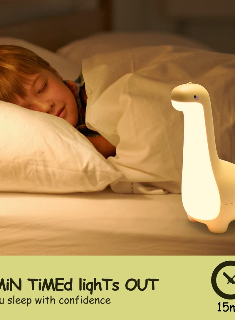 Excefore ligitive Dinosaur Night Light, Adorable Animal Shape for Baby Room, Rechargeable Bedside Dinosaur Lamp, Perfect Room Decor for Teenager Boy and Girl - Image 4