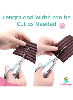 KidDough Baby Proofing Flat Edge Protector - 2 Meters Safety Strip, Furniture Edge Protector, Adjustable Dense Edge Guard For Kids Safety, Highly Shock Absorbant Edge Protector, Baby Safety Products  - Image 5
