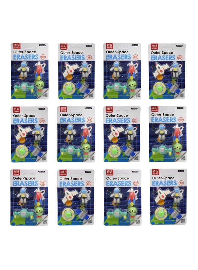 Asera Space Erasers for Birthday Return Gifts (Pack of 12) - Image 1