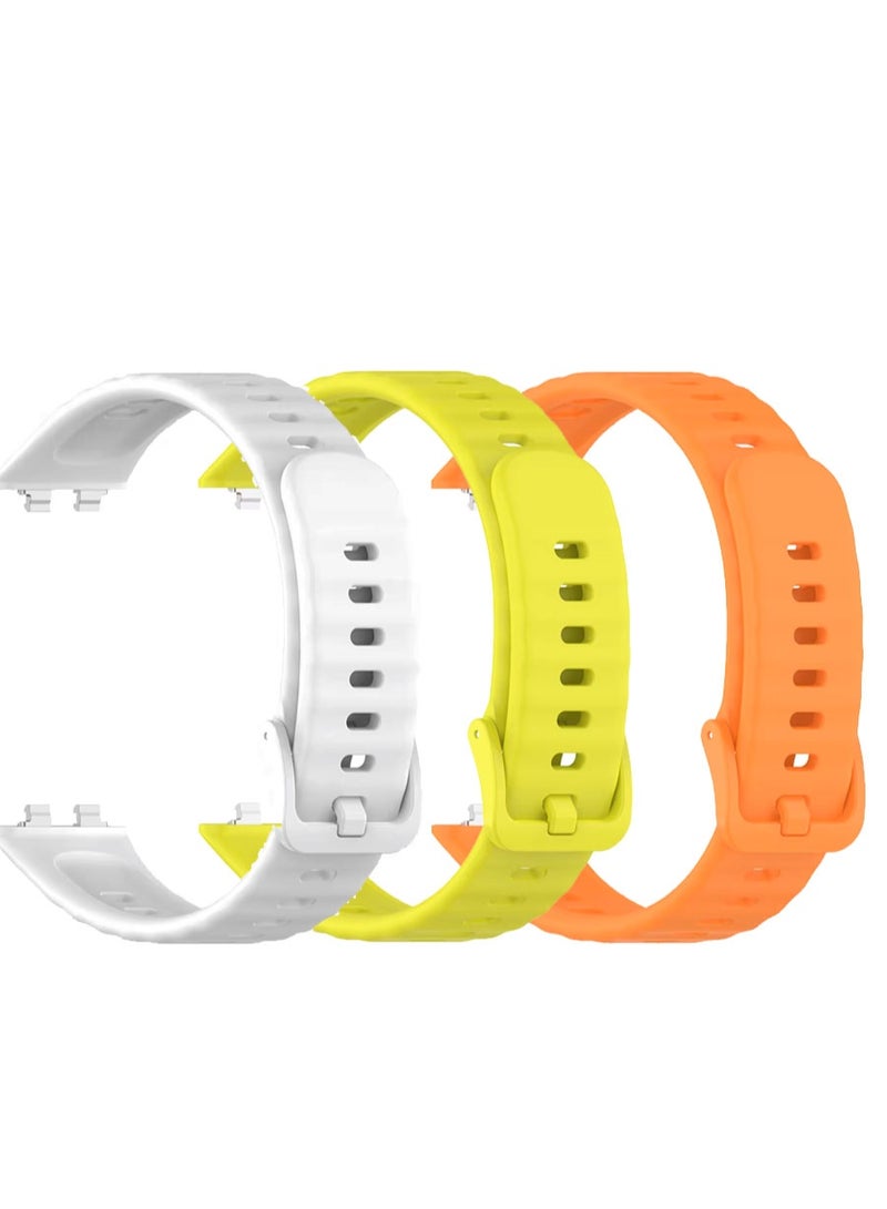 3 Piece Silicone Straps Compatible with Huawei Band 11 / 11 Pro Replacement Set