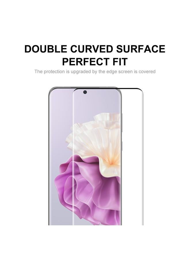 erorex For Huawei P60 Pro / Art 3D Hot Bending Side Glue Tempered Glass Full Film - Image 2