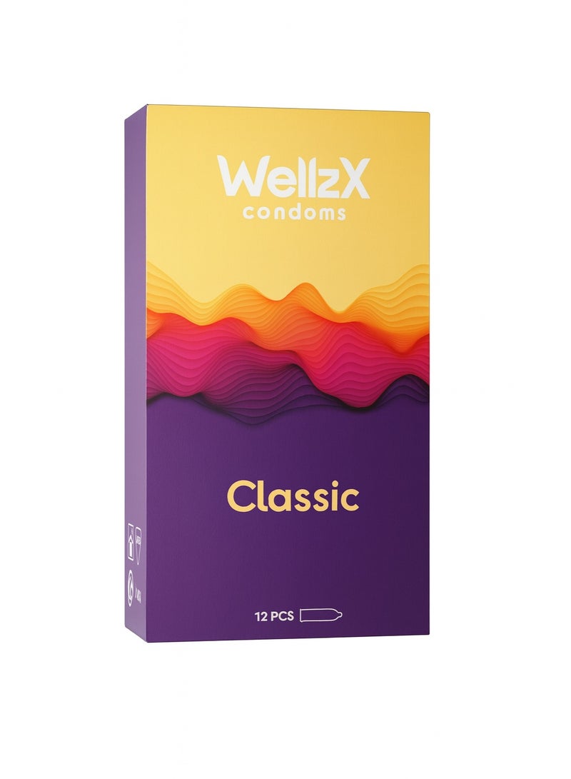 ويلزكس واقي ذكري WellzX كلاسيكي 12 قطعة - Image 1