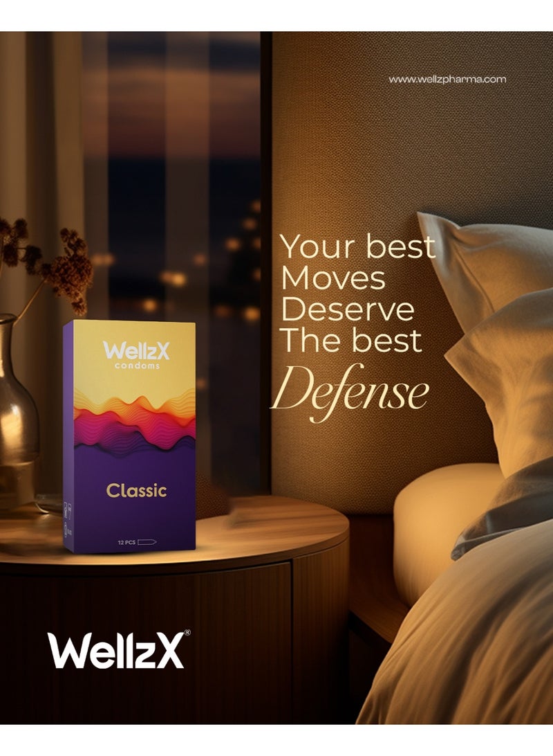 ويلزكس واقي ذكري WellzX كلاسيكي 12 قطعة - Image 2