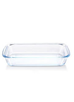 BLACKSTONE 3.0L Rectangle Shape Glass Oven Dish - Premium Borosilicate Bakeware, Oven, Microwave & Dishwasher Safe, Perfect for Baking, Roasting, and Serving  - Image 1