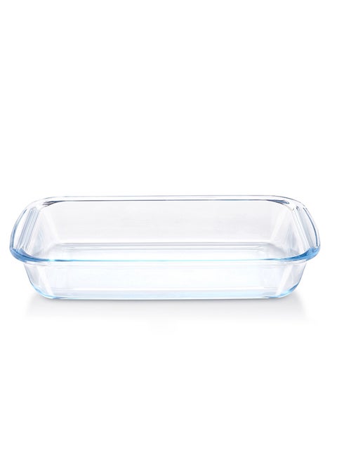 3.0L Rectangle Shape Glass Oven Dish - Premium Borosilicate Bakeware, Oven, Microwave & Dishwasher Safe, Perfect for Baking, Roasting, and Serving