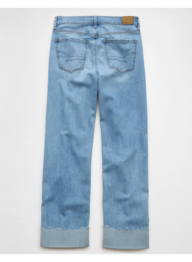 American Eagle AE Stretch High-Waisted Stovepipe Cuffed Jean  - Image 2