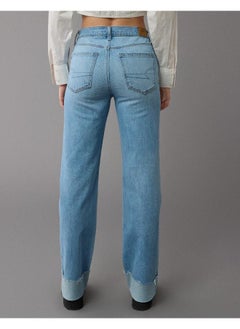American Eagle AE Stretch High-Waisted Stovepipe Cuffed Jean  - Image 2