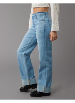 American Eagle AE Stretch High-Waisted Stovepipe Cuffed Jean  - Image 3