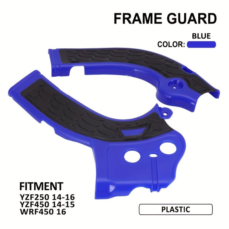 Blue Dirt Bike Frame Protector Guard Cover for YZF250 2014-2016 YZF450 2014-2015 WRF450 2016 - Image 3