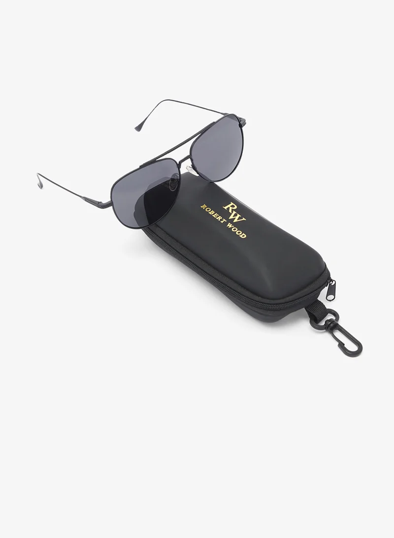 Robert Wood Polarized Lens Aviator Sunglasses