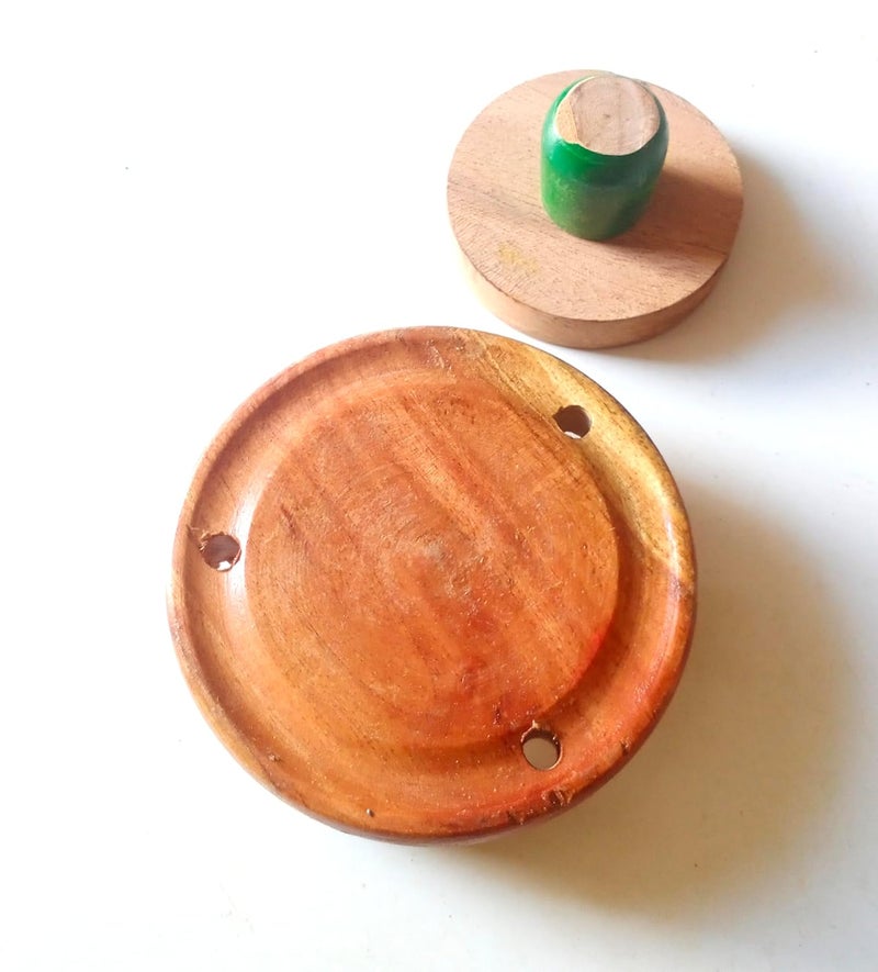 Wooden Adhirasam Oil Press with Handle Filter 003  - Image 3