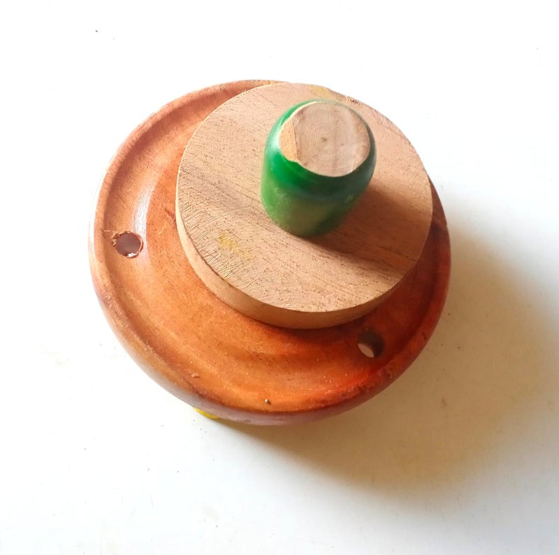 Wooden Adhirasam Oil Press with Handle Filter 003  - Image 2