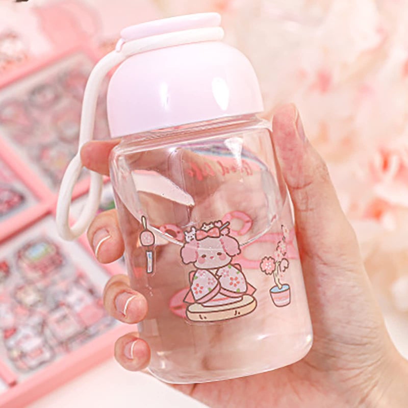 Doraking Kawaii Cute Animal Stickers for Journaling Scrapbooking, Vinyl Transparent Flower Stickers for Water Bottle Laptop, 200 Sheets Aesthetic Sticker Boxed Gifts for Teens Adults - Image 5