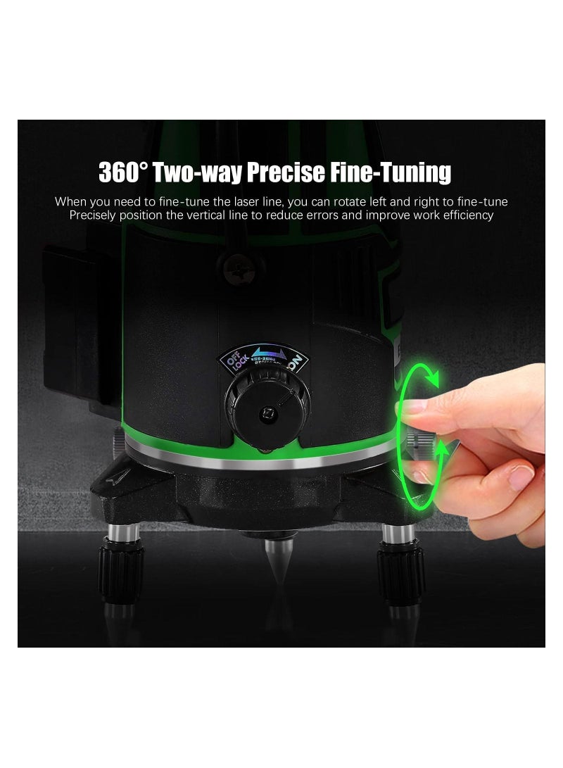 ECVV ECVV Laser level 3 Lines Green Light Professional Cross Marking Meter Self-leveling Horizontal Vertical Laser Ruler Spirit Level | LM530GD  - Image 3