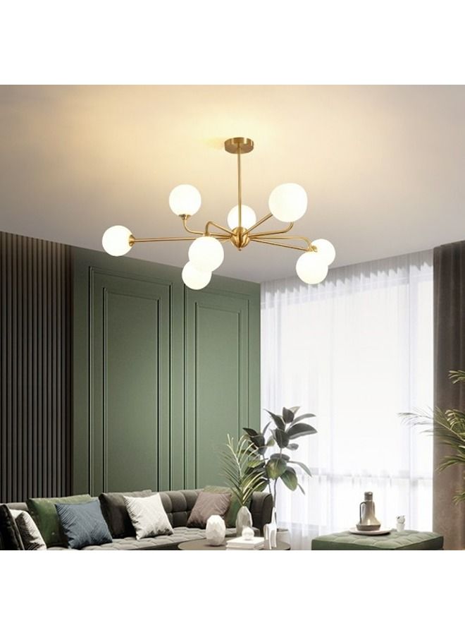 نجفة - ذهبي وابيض