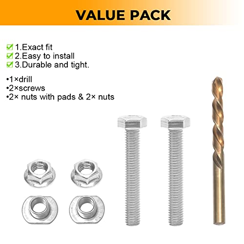 Alpha Rider Stainless Steel Chain Adjuster Bolt Replacement Swing Arm for Honda CBR1000RR CRF250R/X CRF450R/450X 2004-2017, For Kawasaki KX250 1988-2013, Includes 2 Piece Bolt Repair Kit - Image 5