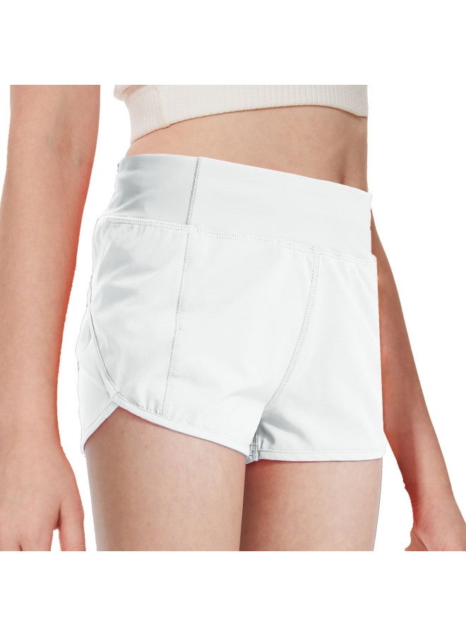 Summer Children's Shorts High Waist Anti-light Leisure Outdoor Running Fitness Yoga Pants Women