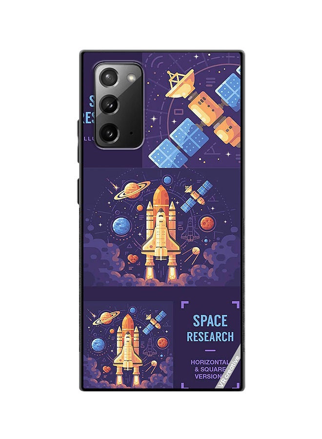 VR CREATIVE Protective Case Cover For Samsung Galaxy Note20 5G Space Research Design Multicolour - Image 1