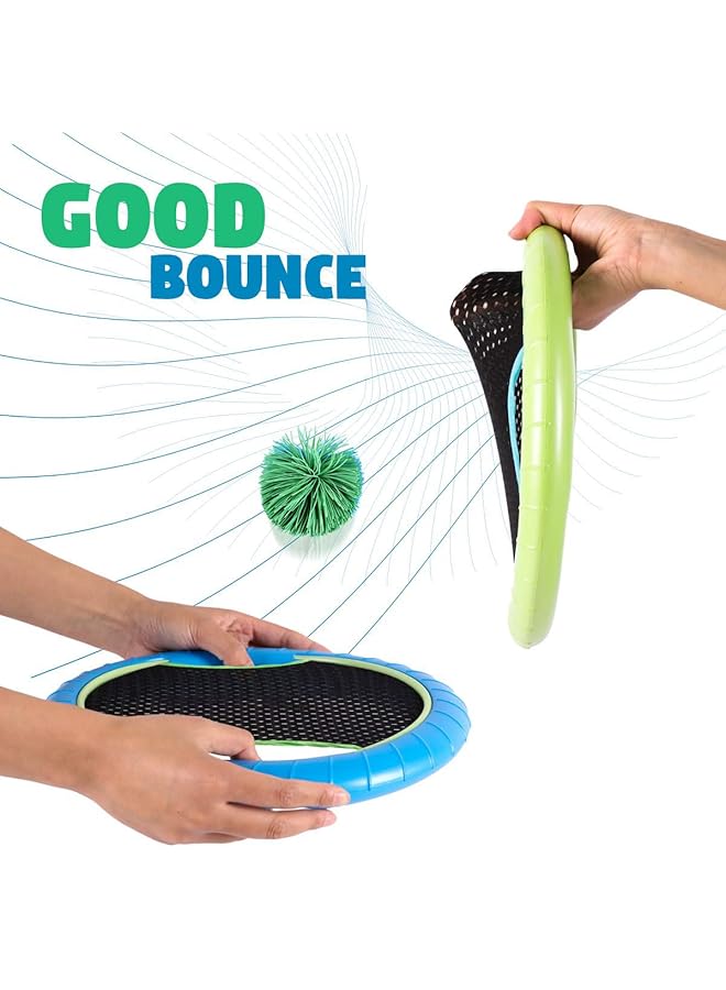 KASTWAVE Paddles Balls And Bouncy Balls Set Portable Toss And Catch Balls For Kids Or Adults’ Indoor Outdoor Activities Sport Game For Swing Racket In Beach Pool Backyard Playground Lawn Park Or Court - Image 4