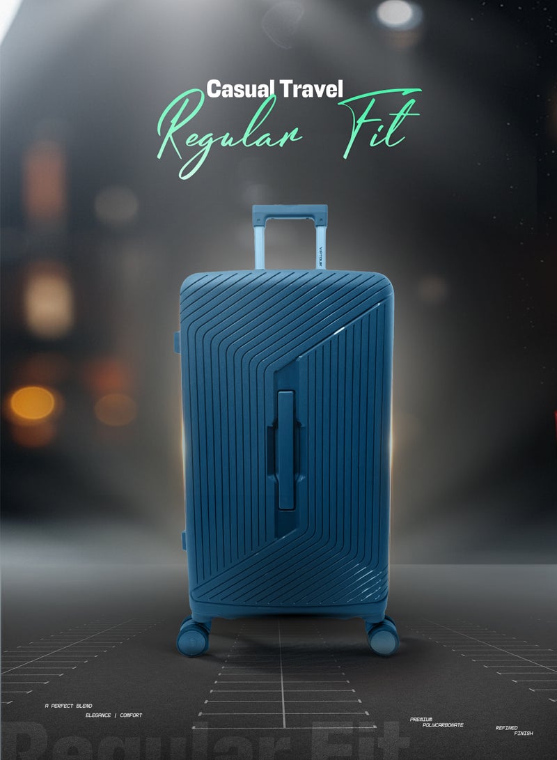 فيبتور مجموعة حقائب سفر بعجلات من 3 قطع، حقيبة سفر خفيفة الوزن بعجلات مزدوجة 360 درجة، حقيبة سفر مزودة بقفل إدارة أمن النقل ومقبض تلسكوبي - Image 3