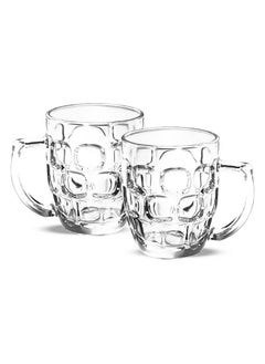 Treo by Milton Cascade Cool Glass Beer Mug, Set of 2, 292 ml, Transparent Glasses for Beer, Drinks, Cocktail - pzsku/ZE0A2BC2CB4DE50D05D6BZ/45/_/1740118968/abf1e91f-aba9-4594-b309-b07d21e66d8d