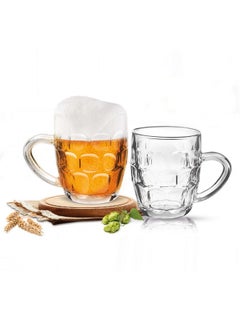 Treo by Milton Cascade Cool Glass Beer Mug, Set of 2, 292 ml, Transparent Glasses for Beer, Drinks, Cocktail - pzsku/ZE0A2BC2CB4DE50D05D6BZ/45/_/1740119021/23906277-3aa2-4249-8e95-e37419cd1fa8