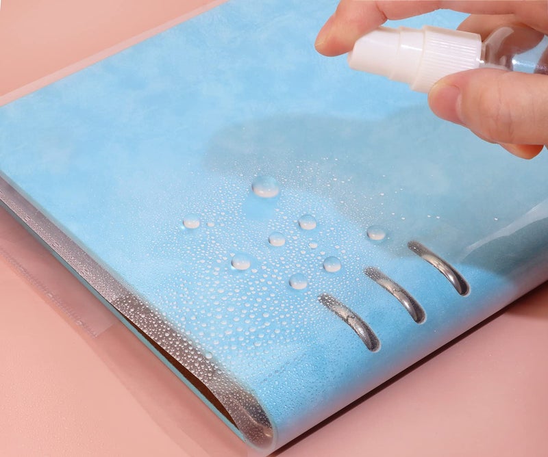 ONLYKXY 6pcs Clear Exercise Book Covers for Home Office Books Waterproof Plastic Sleeves Multiple Colors Book Case (10.4x7.4，16K) - Image 5